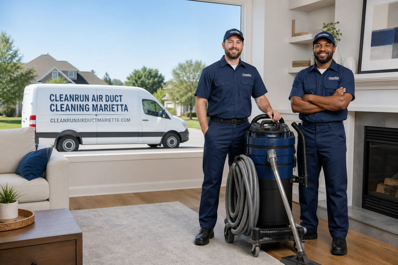 CleanRun Air Duct Cleaning Marietta air duct cleaning team